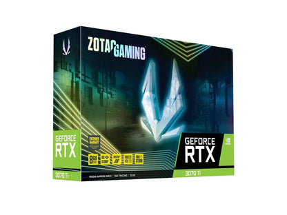 ZOTAC GAMING GeForce RTX 3070 Ti 8GB GDDR6X 256-bit 19 Gbps PCIE 4.0 Gaming Graphics Card, IceStorm 2.0 Advanced Cooling, SPECTRA 2.0 RGB Lighting, ZT-A30710Q-10P